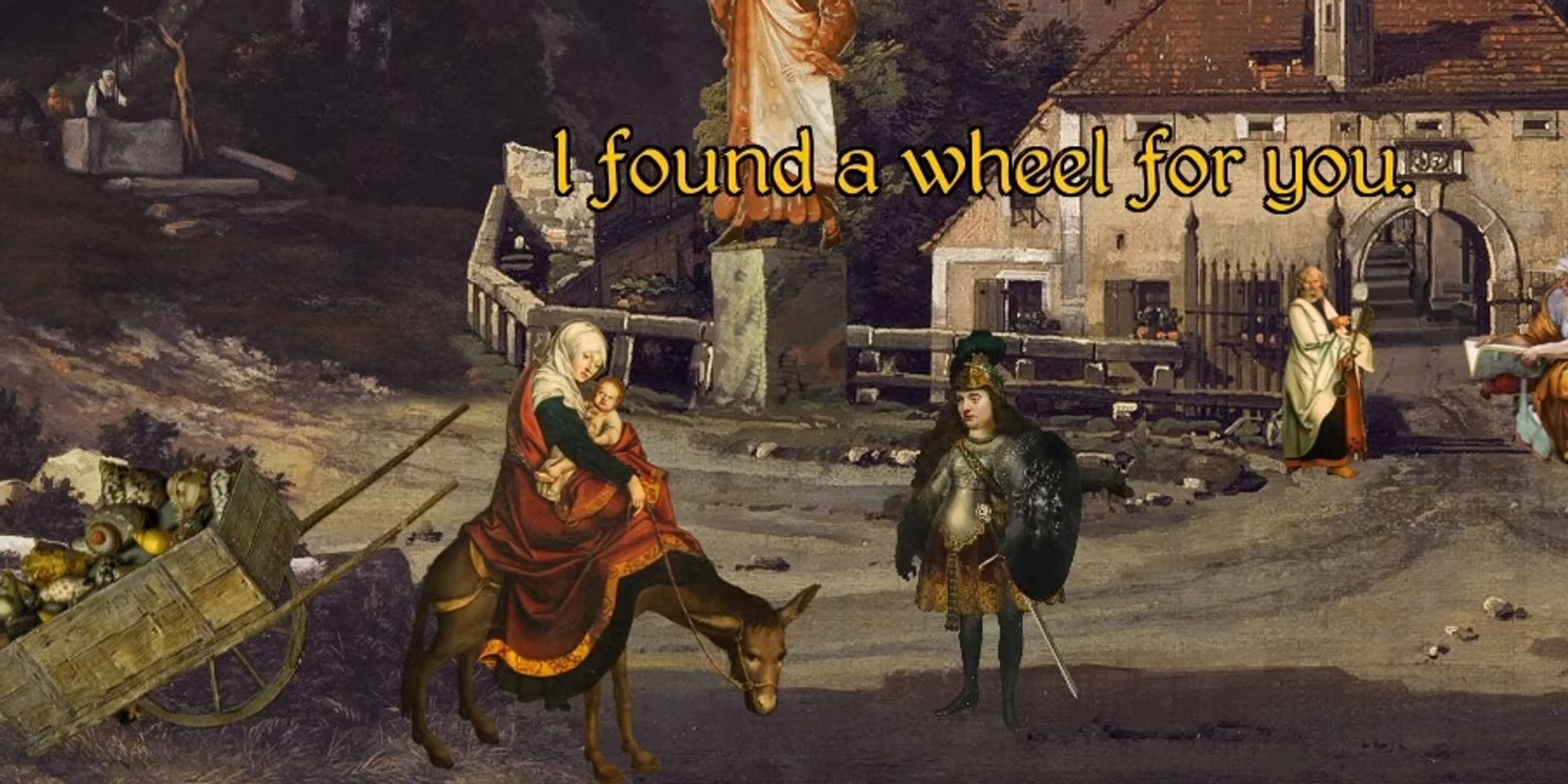 Puzzle Solving, Procession To Calvary