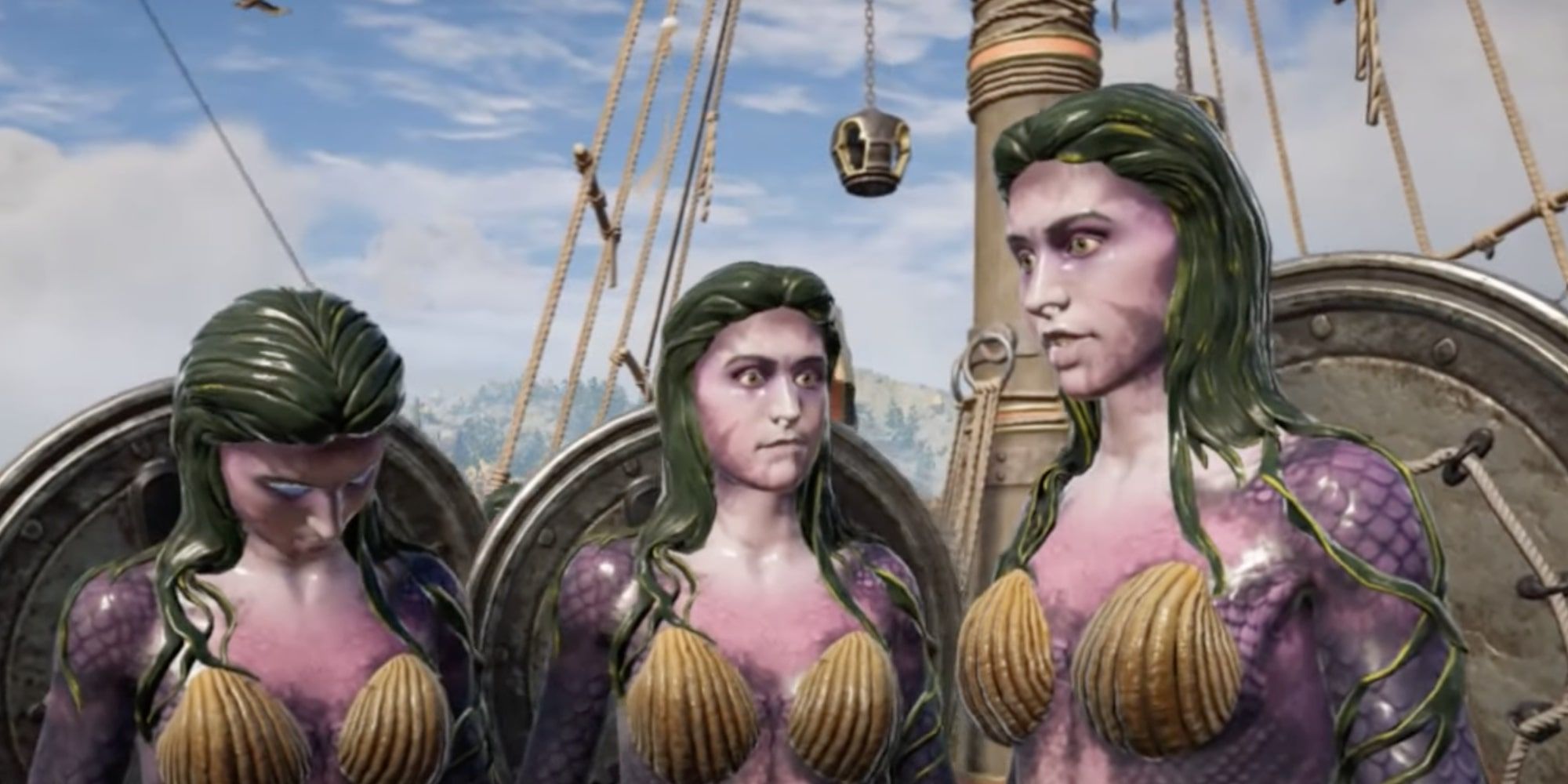 Assassin's Creed: Odyssey Sirens as crew aboard the Adrestia
