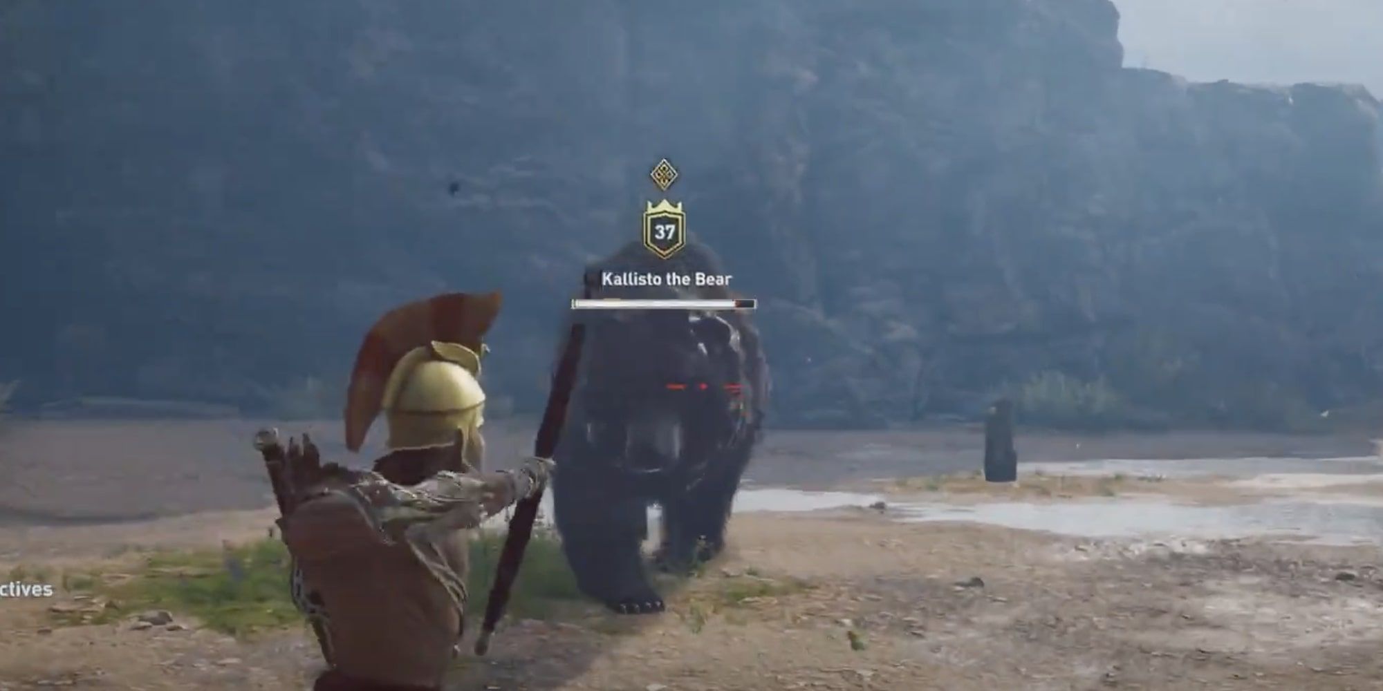 Assassin's Creed Odyssey Fighting Kallisto the Bear