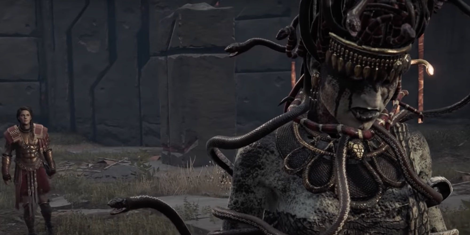 Assassin's Creed Odyssey Kassandra meets Medusa
