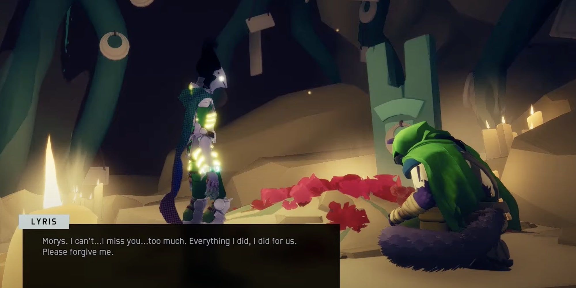 Solar Ash Lyris mourns Morys