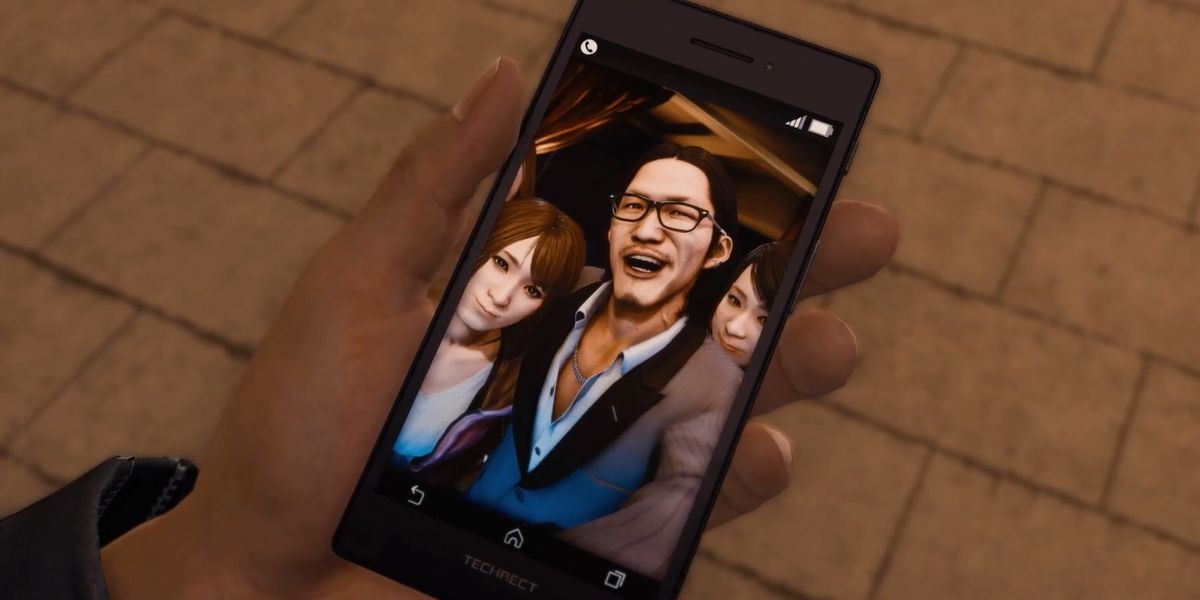 Lost Judgement: a picture of Shinya Kawai before he was murdered