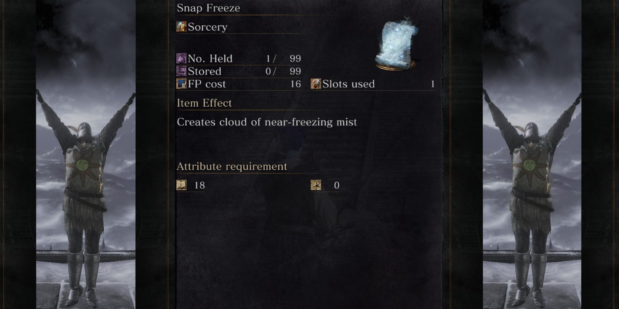 Snap Freeze Sorcery From Dark Souls 3 Ashes Of Ariendel DLC