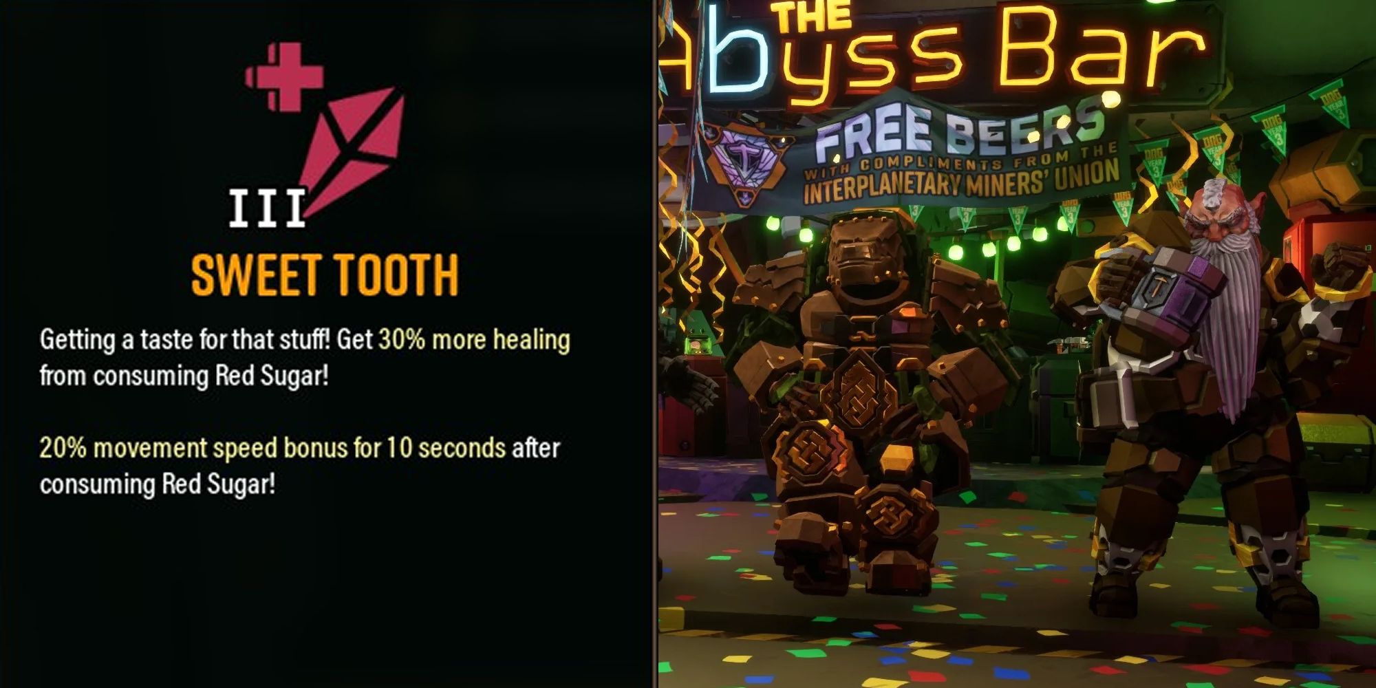 Sweet Tooth Perk Details Card