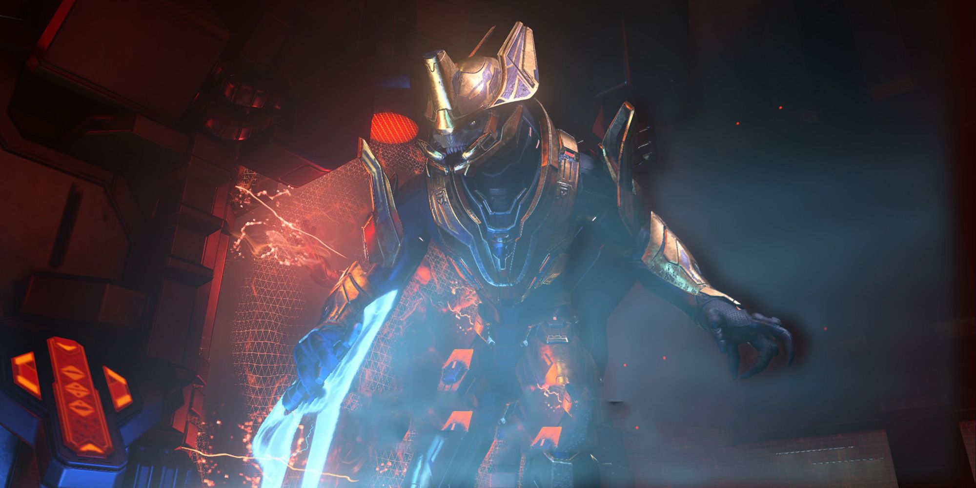 Target Guide Feature Image for Halo Infinite featuring an Elite wielding an Energy Sword