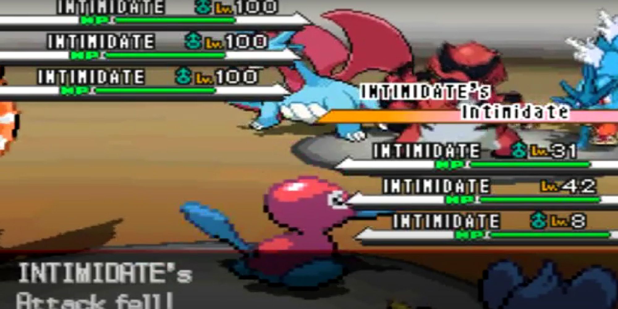 Intimidate Strategy for triple battles utilizing Krookodile, Salamance, and Gyrados
