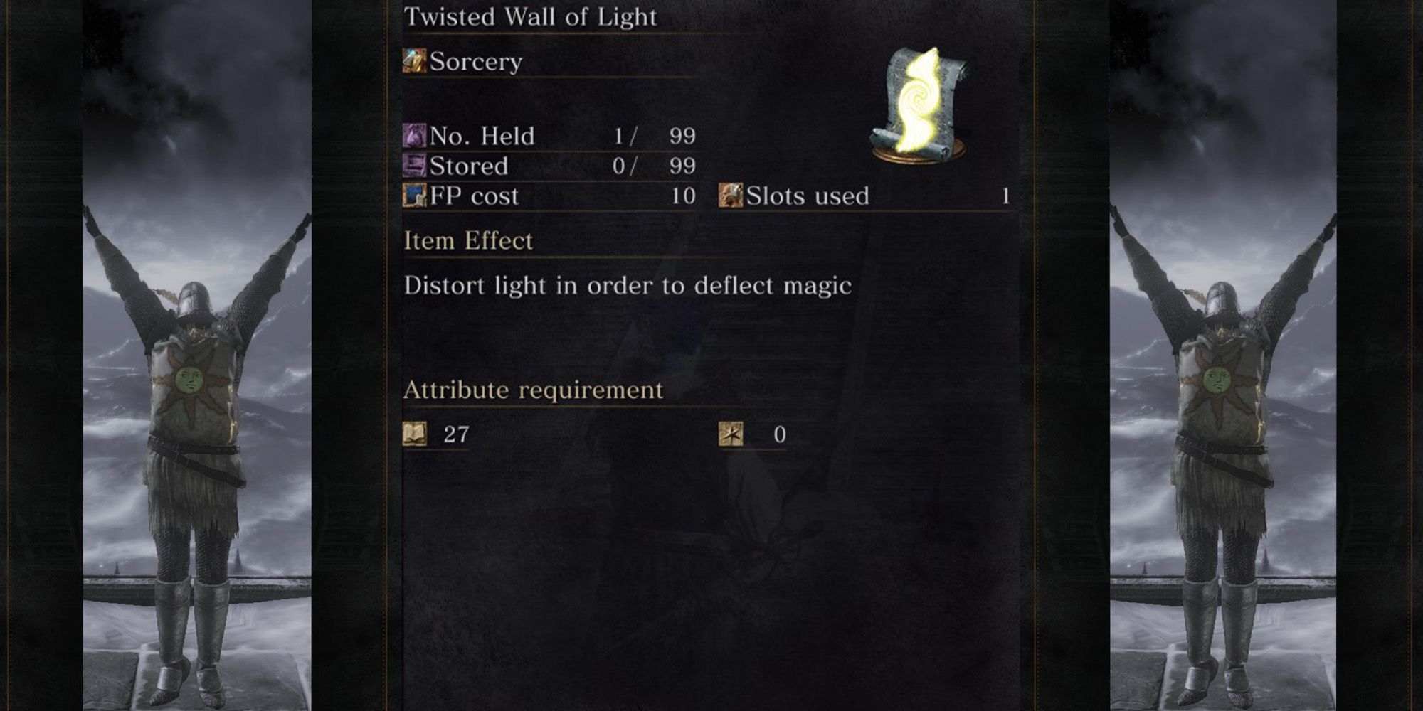 Twisted Wall Of Light Golden Sorcery From Dark Souls 3