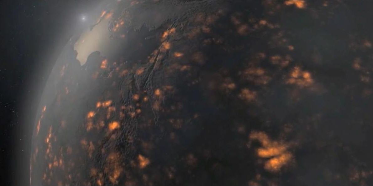 A screenshot depicting the effects of the Great Catastrophe in Assassin's Creed