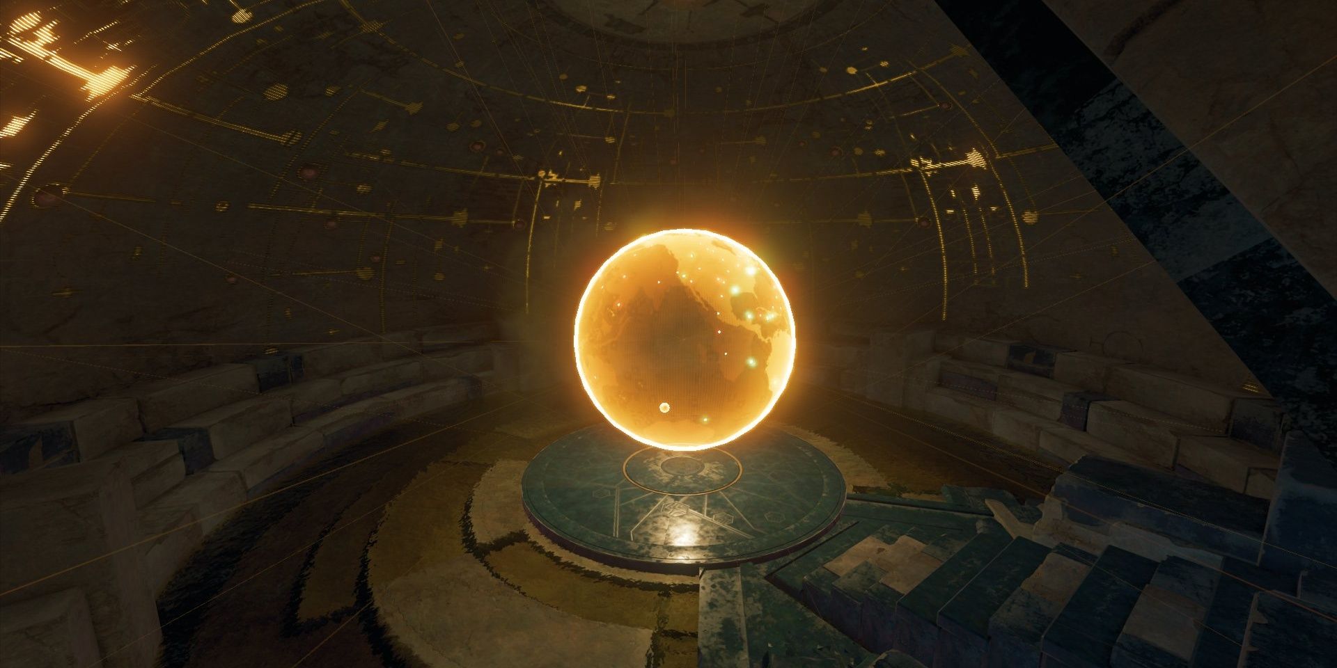 A screenshow showing the Siwa Vault in Assassin's Creed: Origins