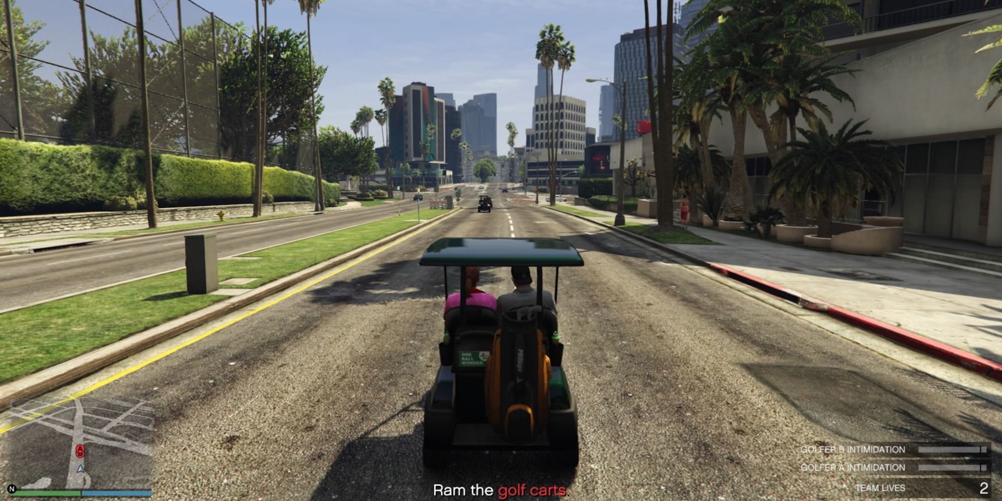 gta online golf carts with franklin