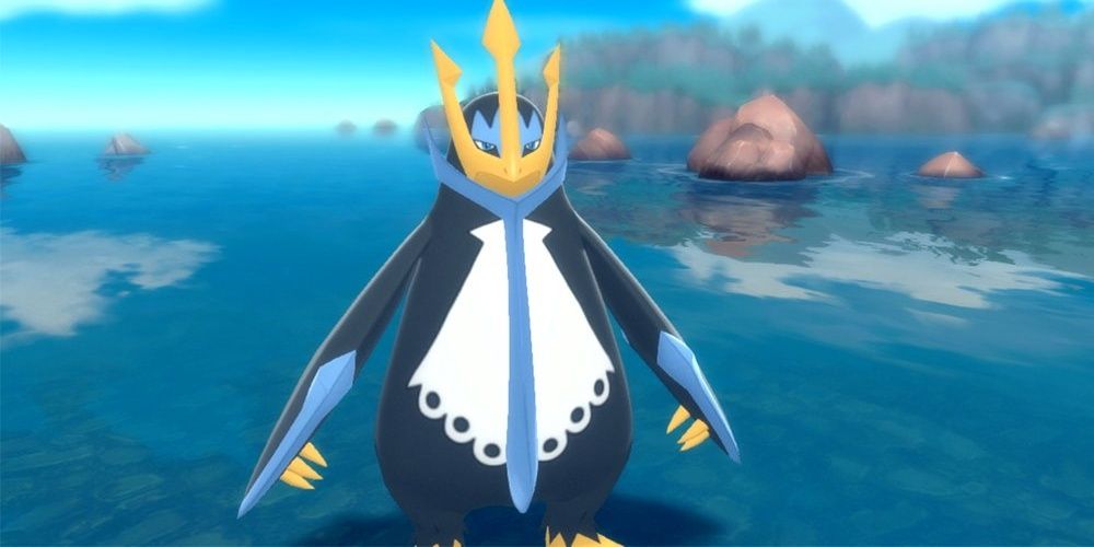 Empoleon about to use scald
