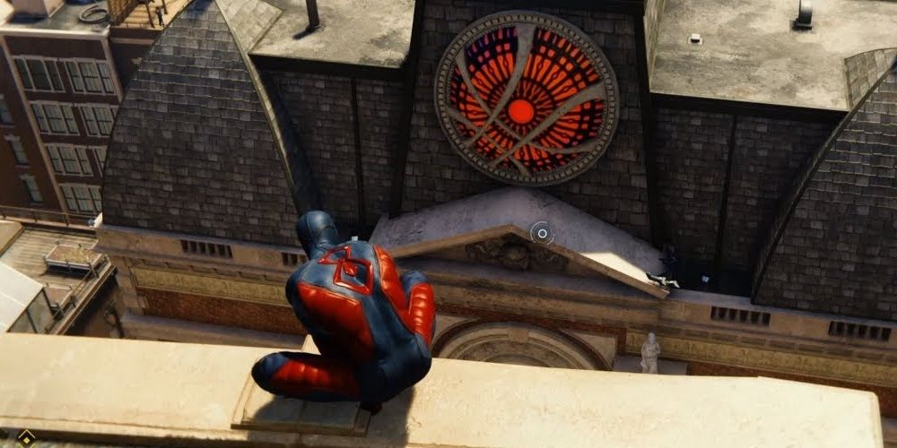 Spider-Man pays the Sanctum Sanctorum a visit