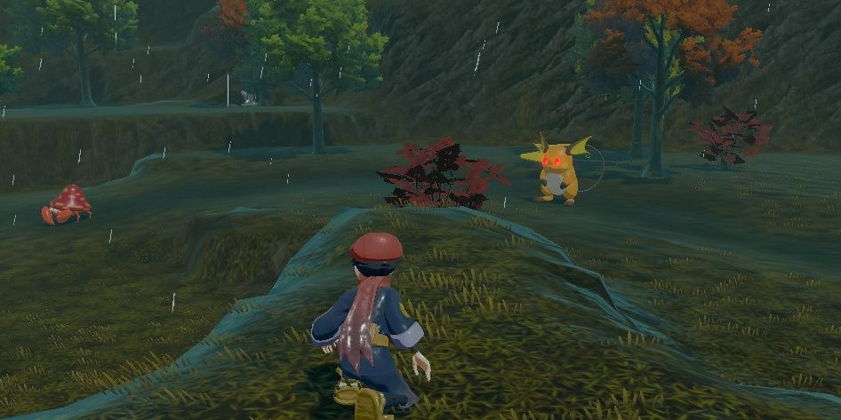 Alpha Raichu in Pokemon Legends: Arceus