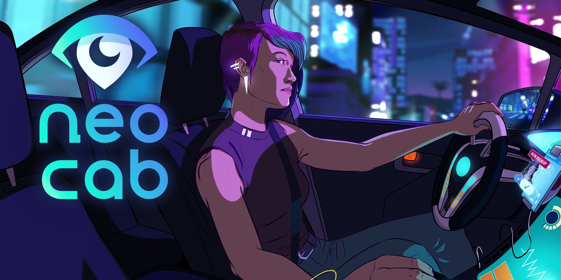 A promotional image for Neo Cab.