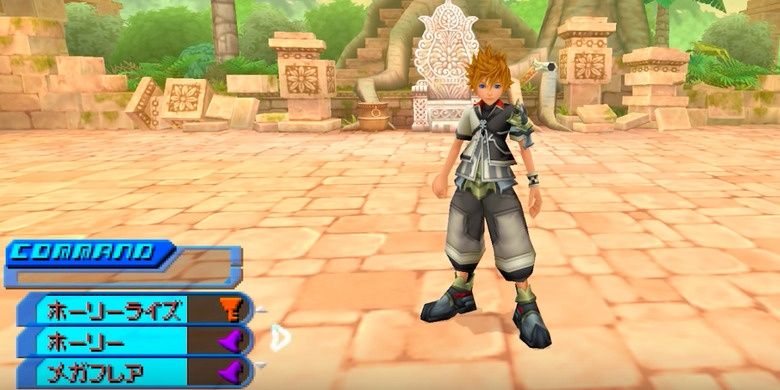 An in-game image of the cut Jungle Book world of Birth By Sleep