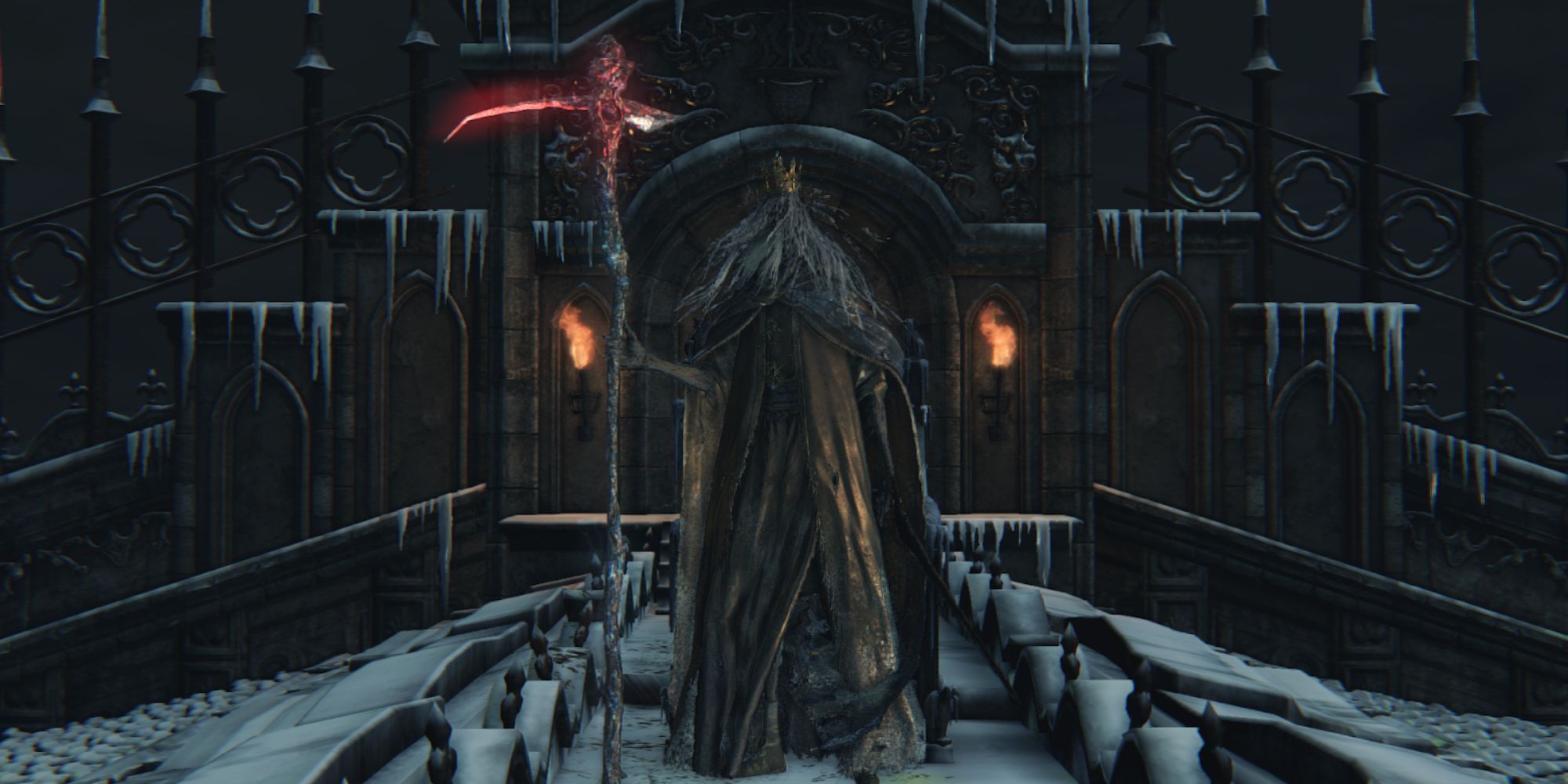 Bloodborne-Martyr-Logarius-holding-scythe