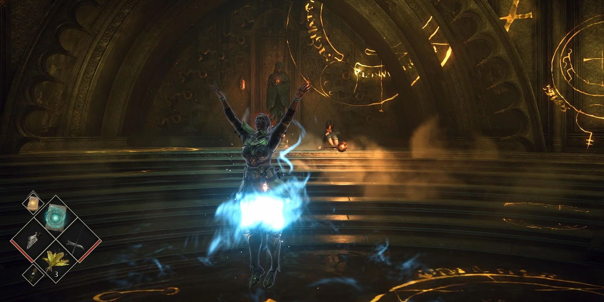 A Mage Casts Evacuate