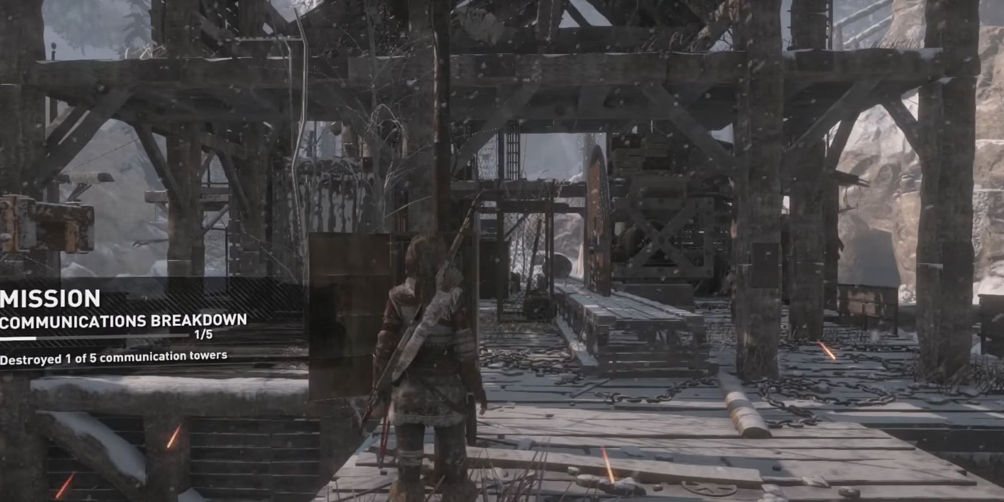 rise of the tomb raider lara completing side mission