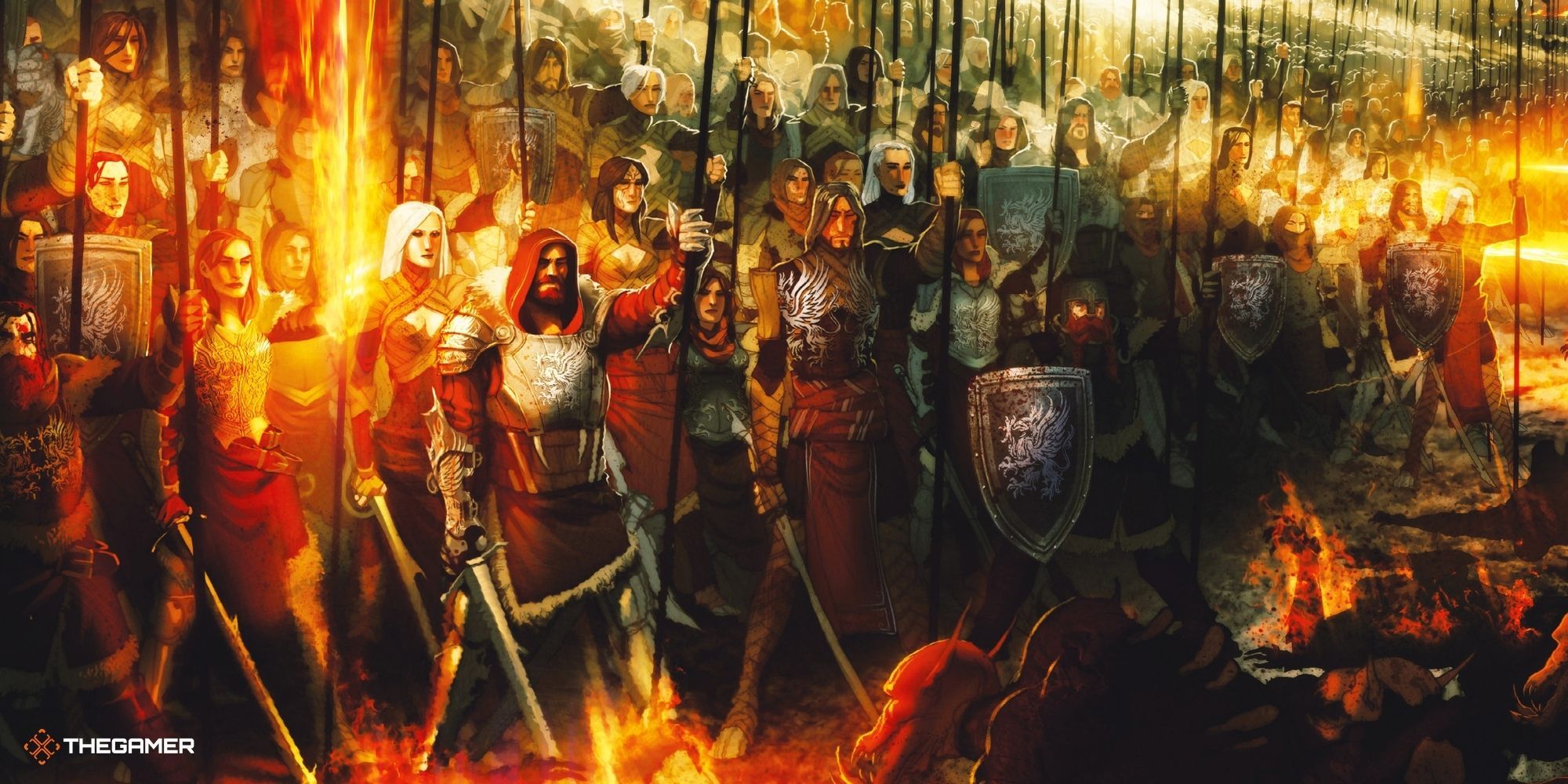 Dragon Age - official artwork of the Grey Wardens