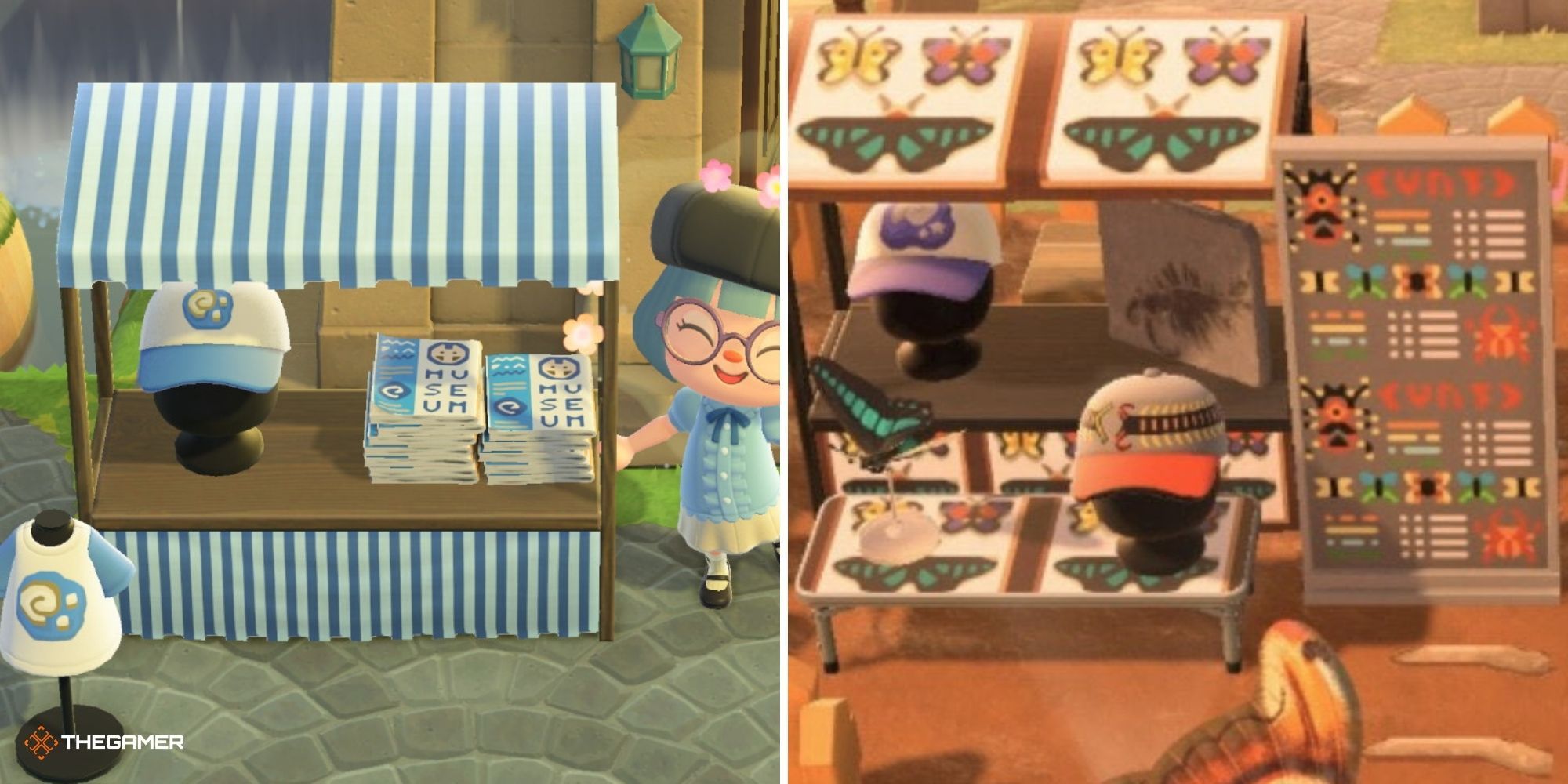 Examples of museum gift shops in Animal Crossing New Horizons