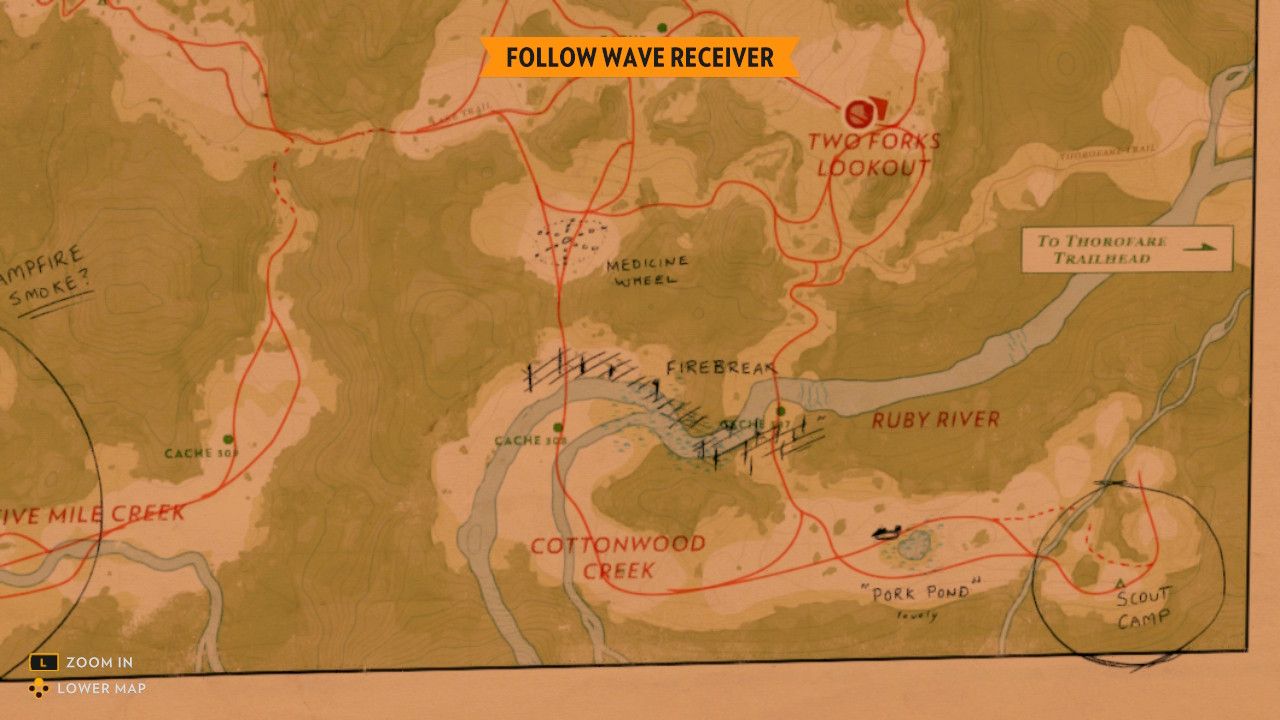 Firewatch - Axe location