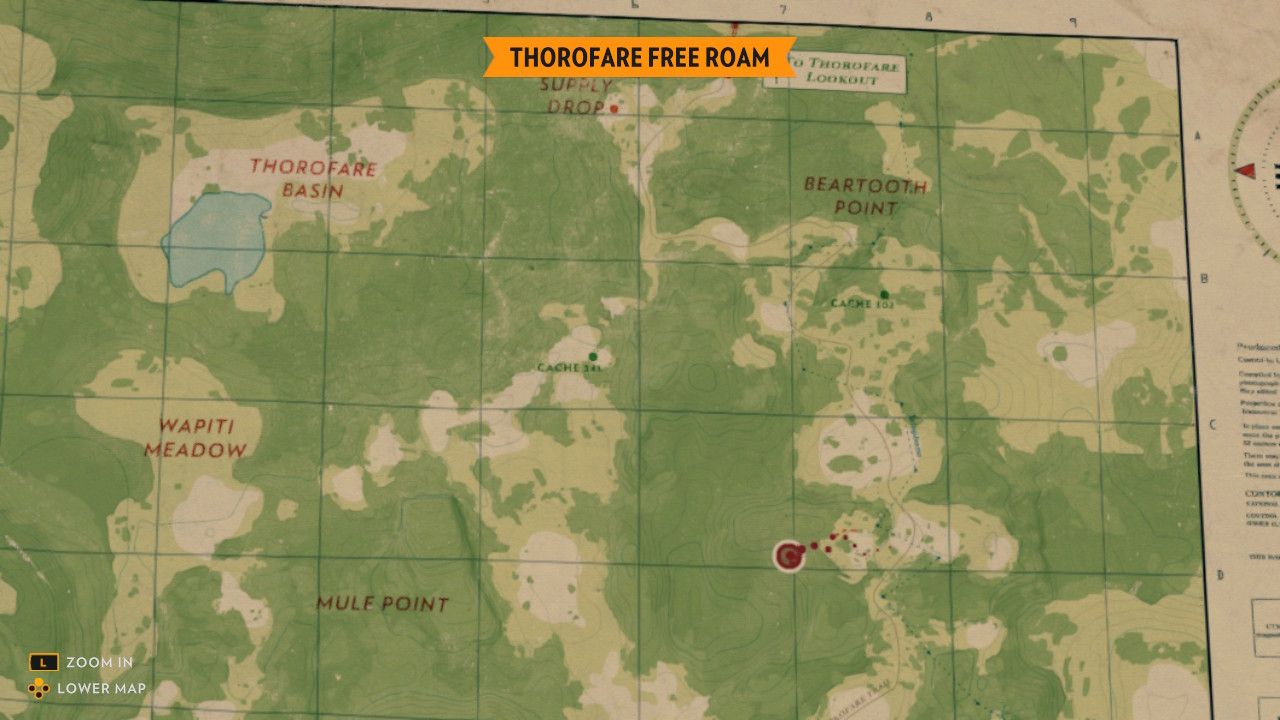 Firewatch - Ol' Shoshone Achievement Location