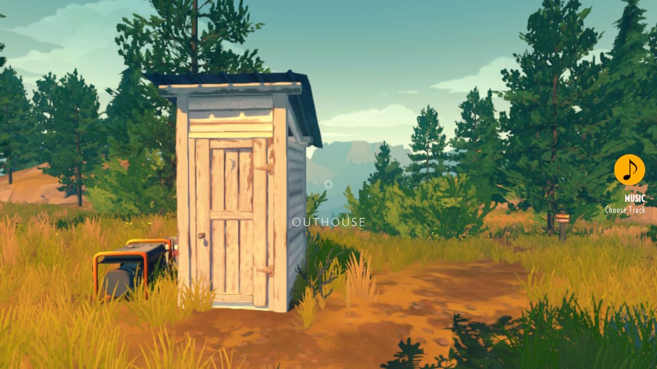 Firewatch - Outhouse