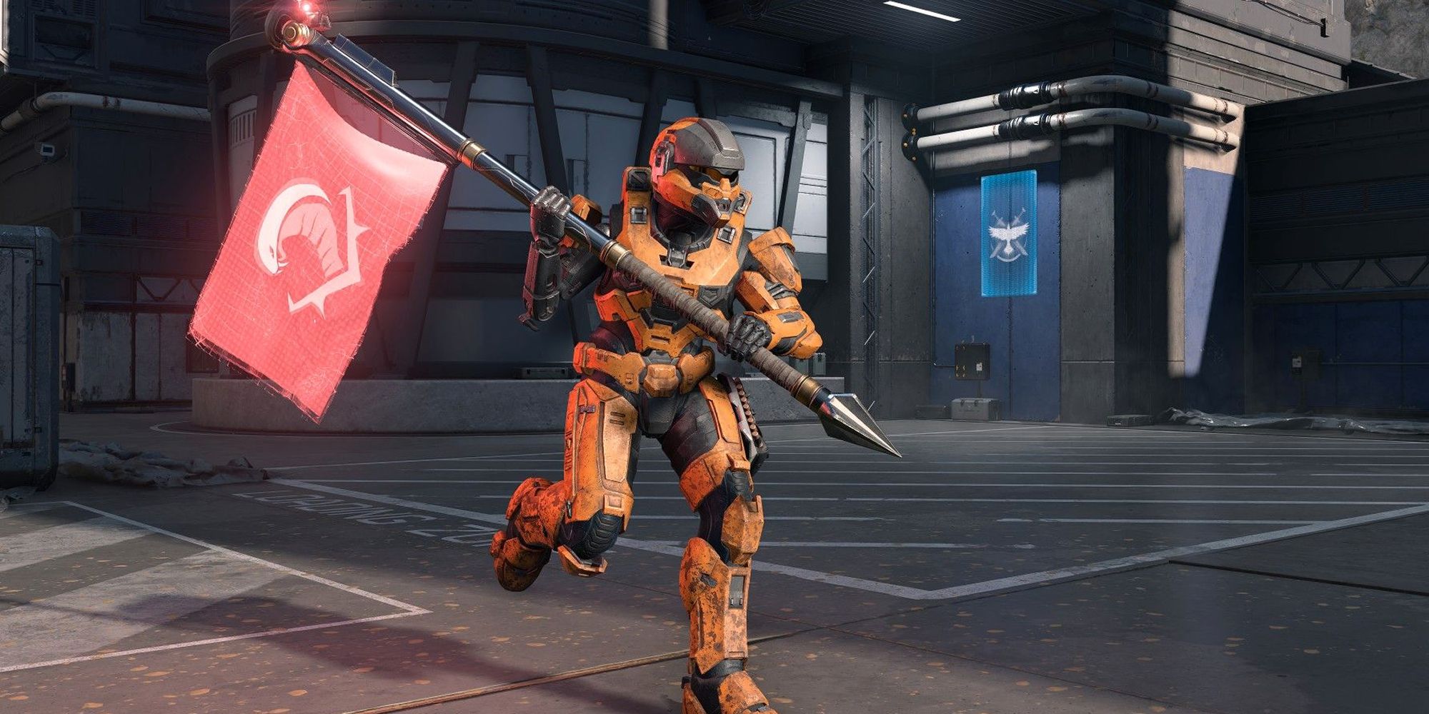 A Soldier Has Captured The Flag
