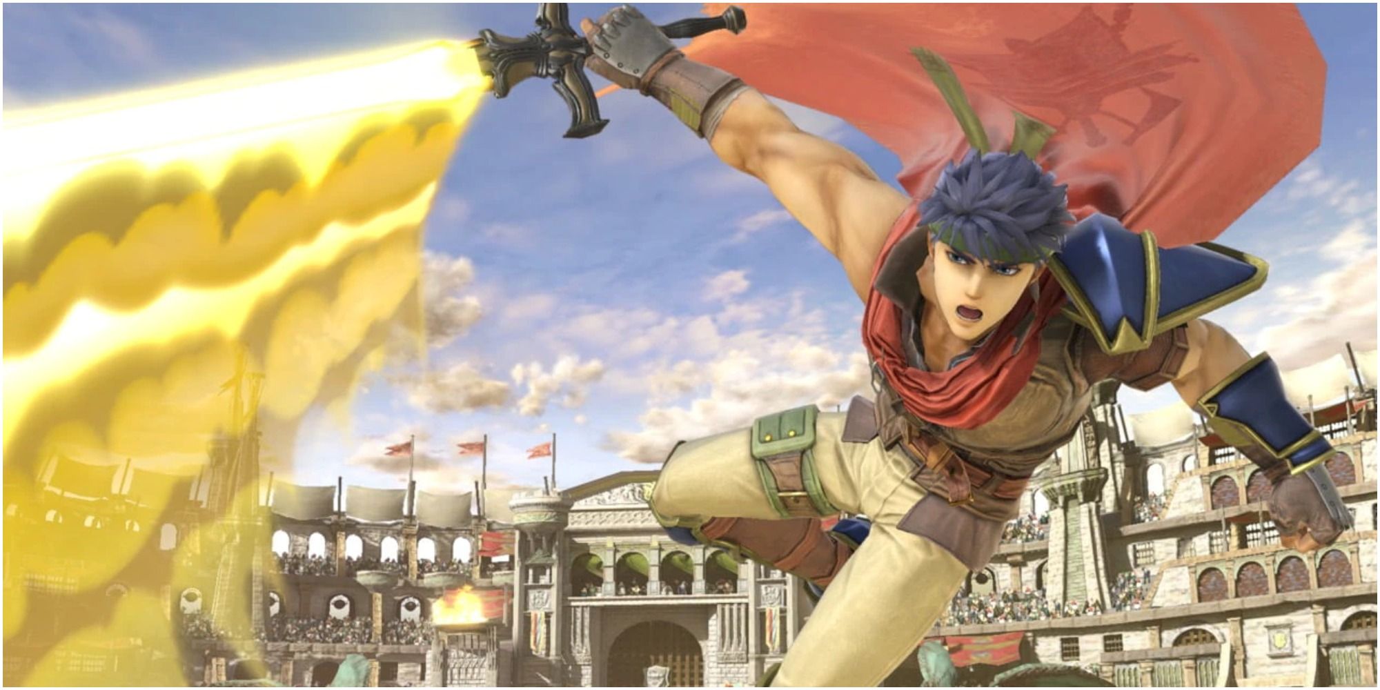 Super Smash Bros. Ultimate Ike Swinging his sword