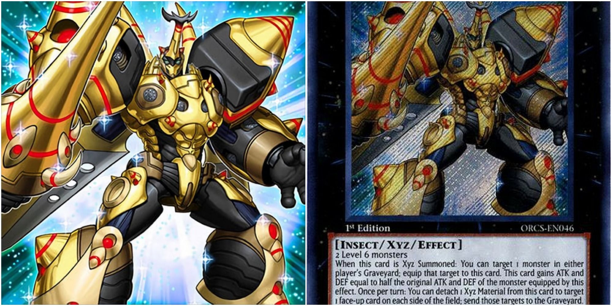 Inzektor Exa-Beetle card art and text
