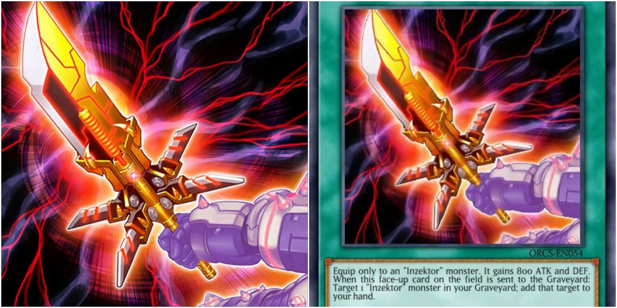 Inzektor Sword - Zektkaliber card art and text