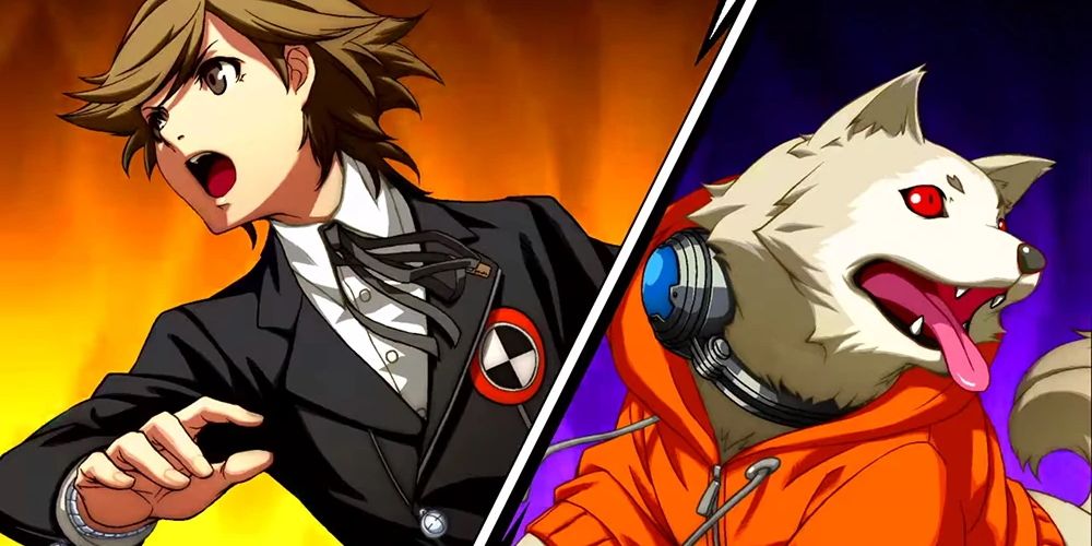 Ken And Koromaru from Persona 4 Arena Ultimax