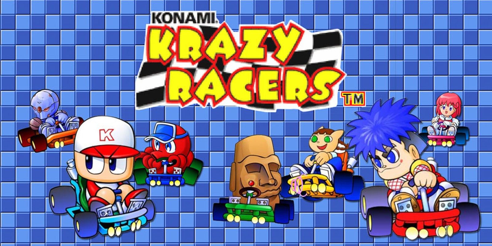 Konami Krazy Racers Gray Fox Goemon Kart Racing