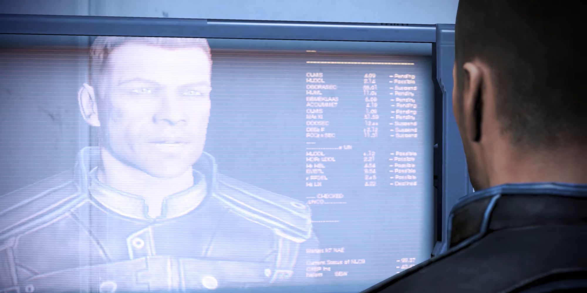 Mass Effect 3 Screenshot Of Commander Bailey Vid Call