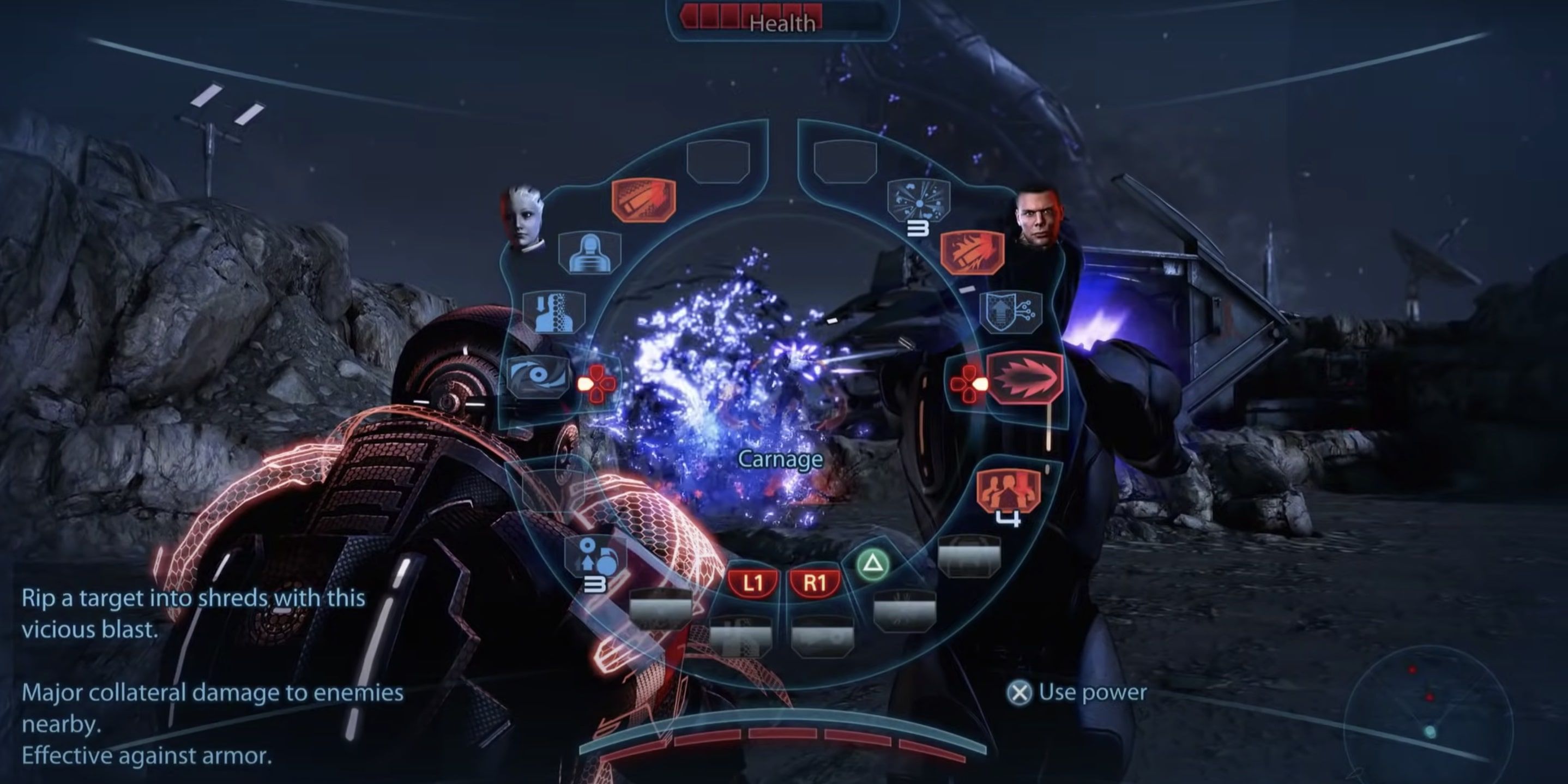 Mass Effect Carnage Power Wheel
