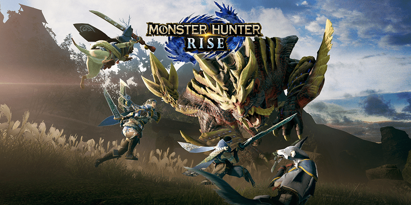 Monster Hunter Rise official art cover