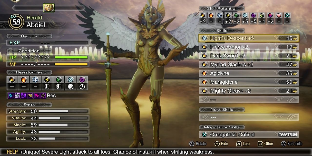 SMT5 Abdiel Stats from spyglass