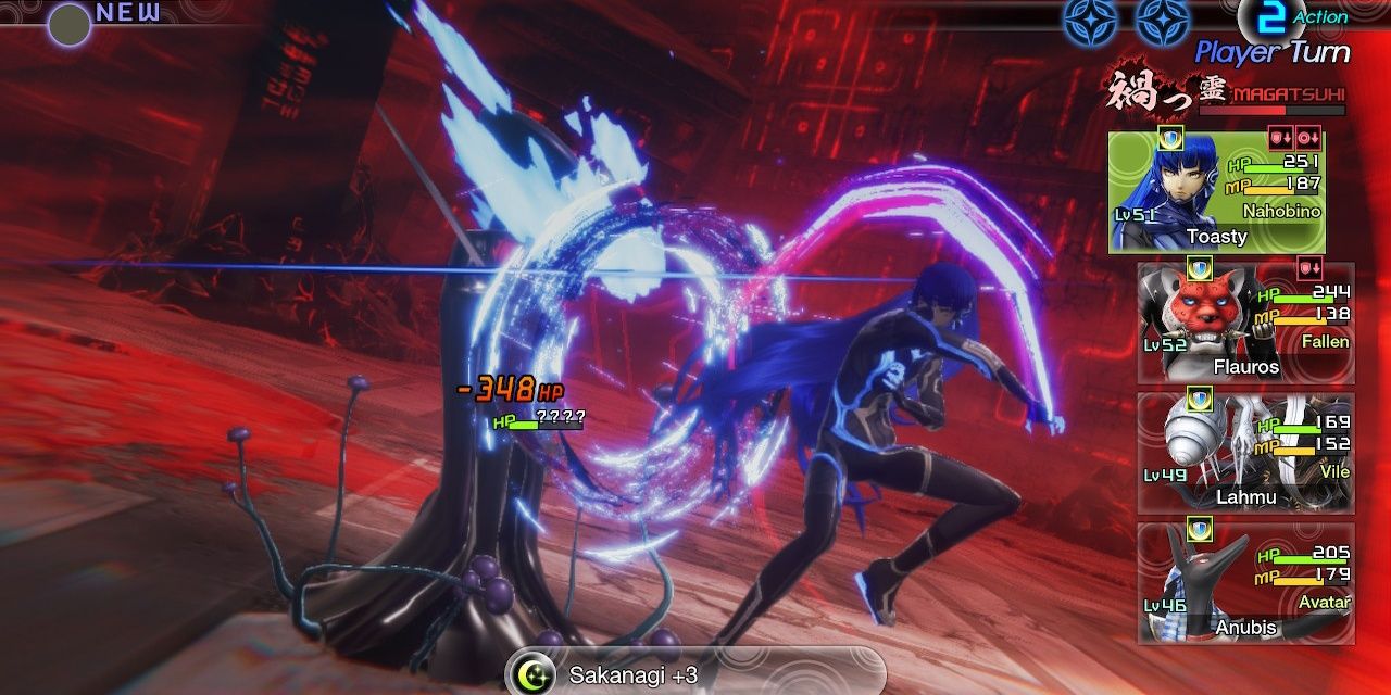 SMT5 Chernobog nahobino attacking