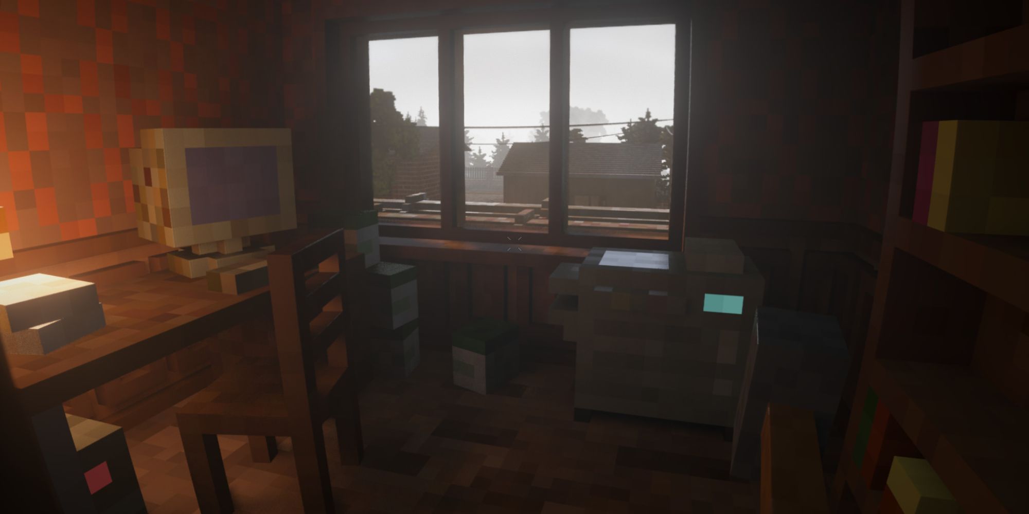 Teardown Inside An Office With A Hammer