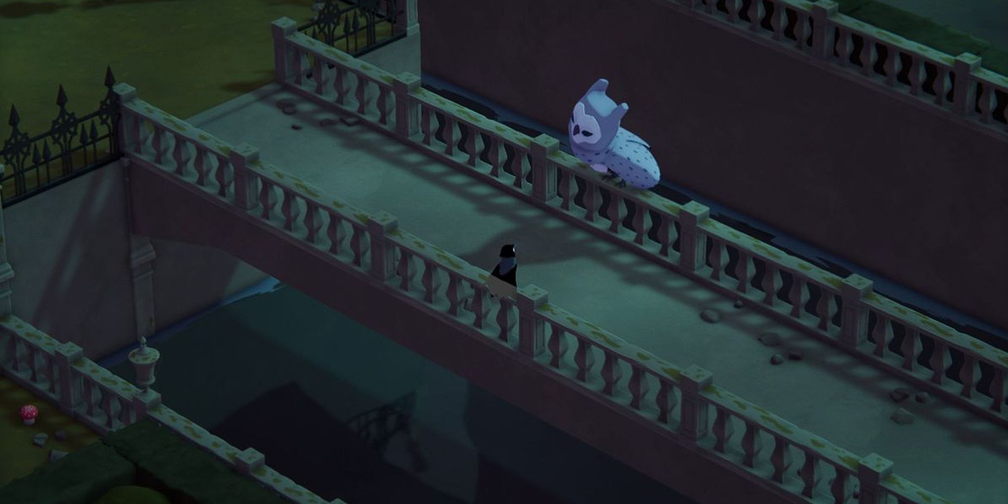 Meeting An Owl On The Bridge