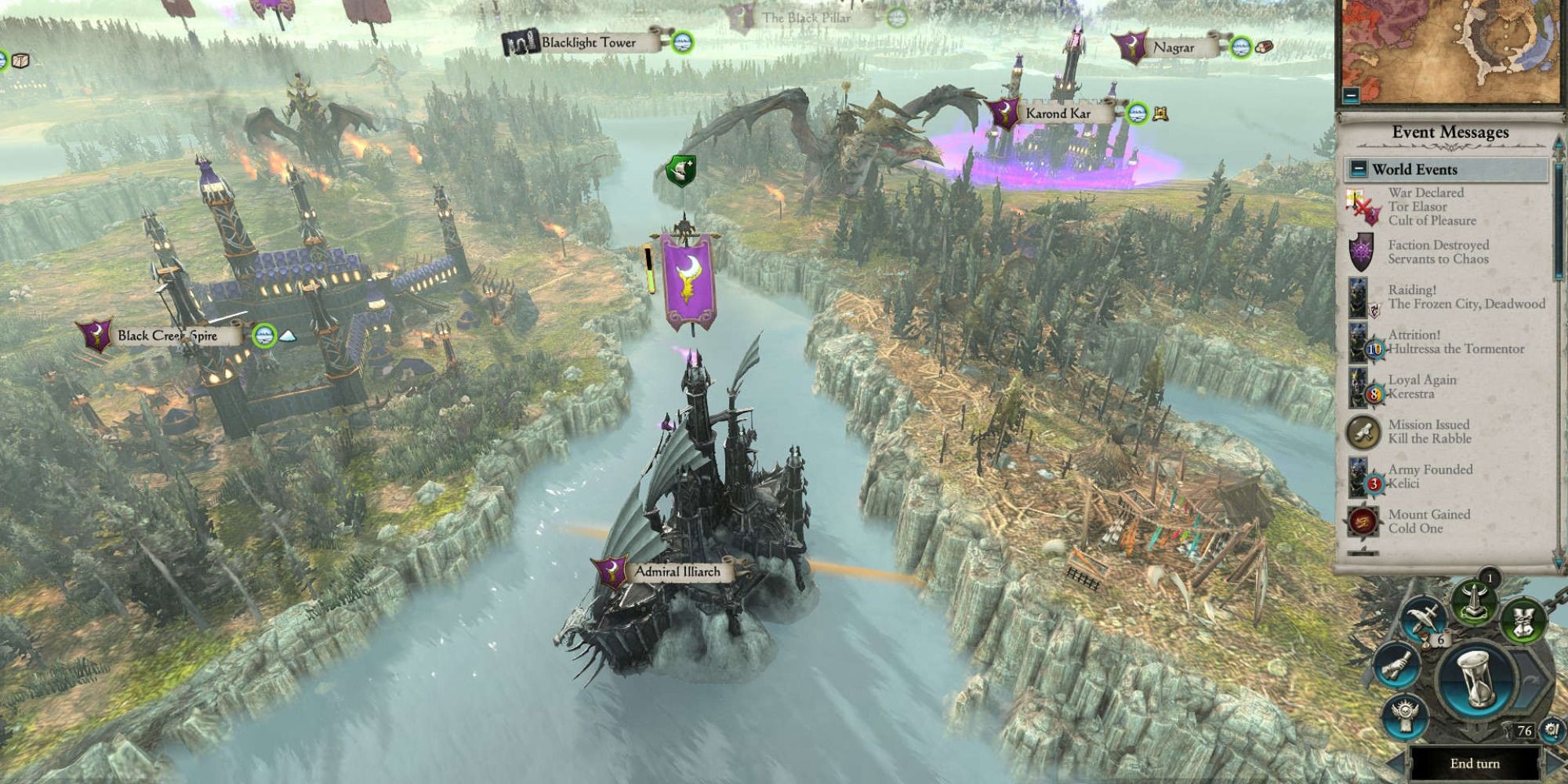 Total War Warhammer 2 Campaign Map