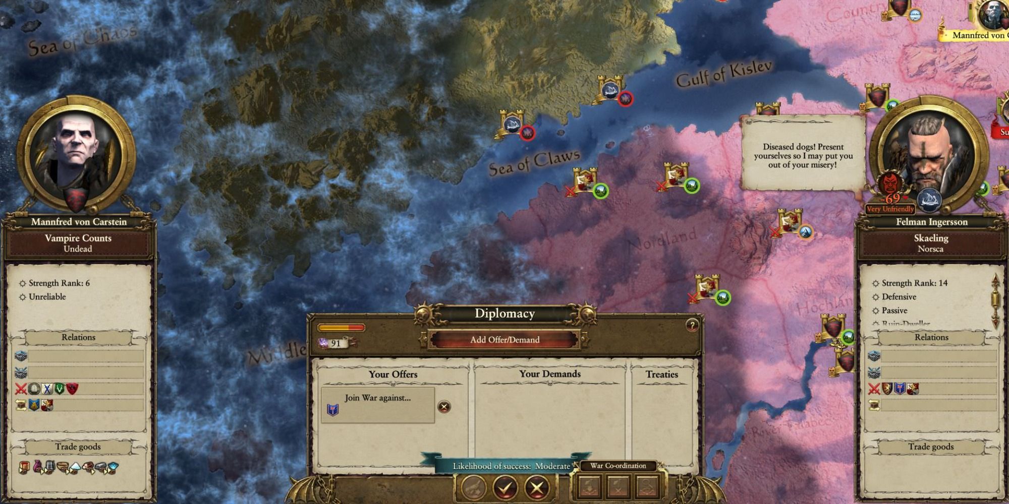 Total War Warhammer 2 Diplomacy Options