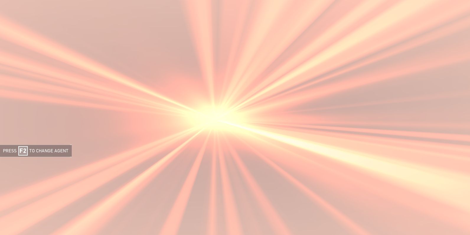 The screen when blinded in Valorant
