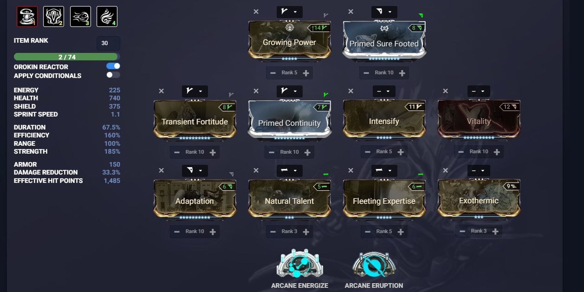Warframe Ember Breach Surge Build