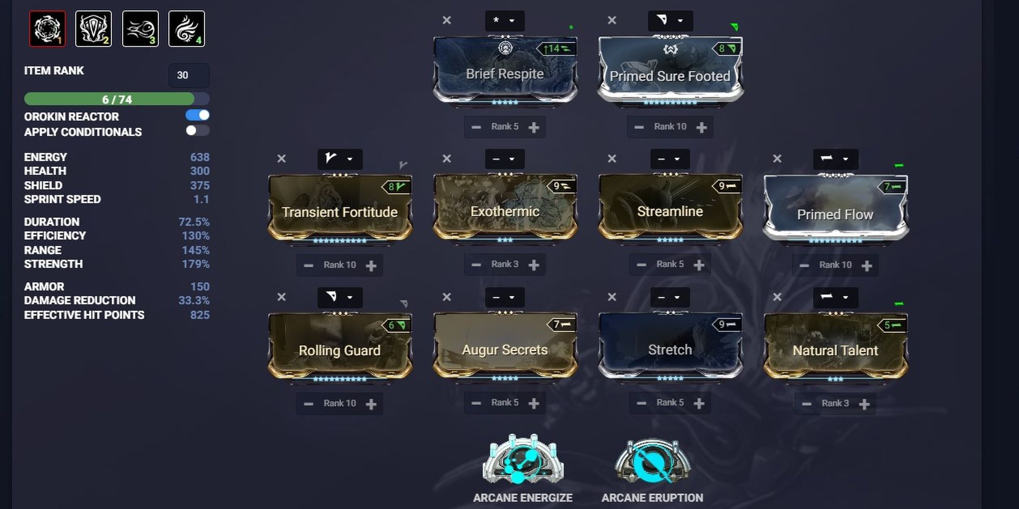 Warframe Ember Shield Gate Build