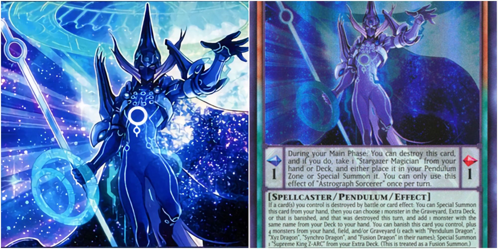 astrograph sorcerer card art and text