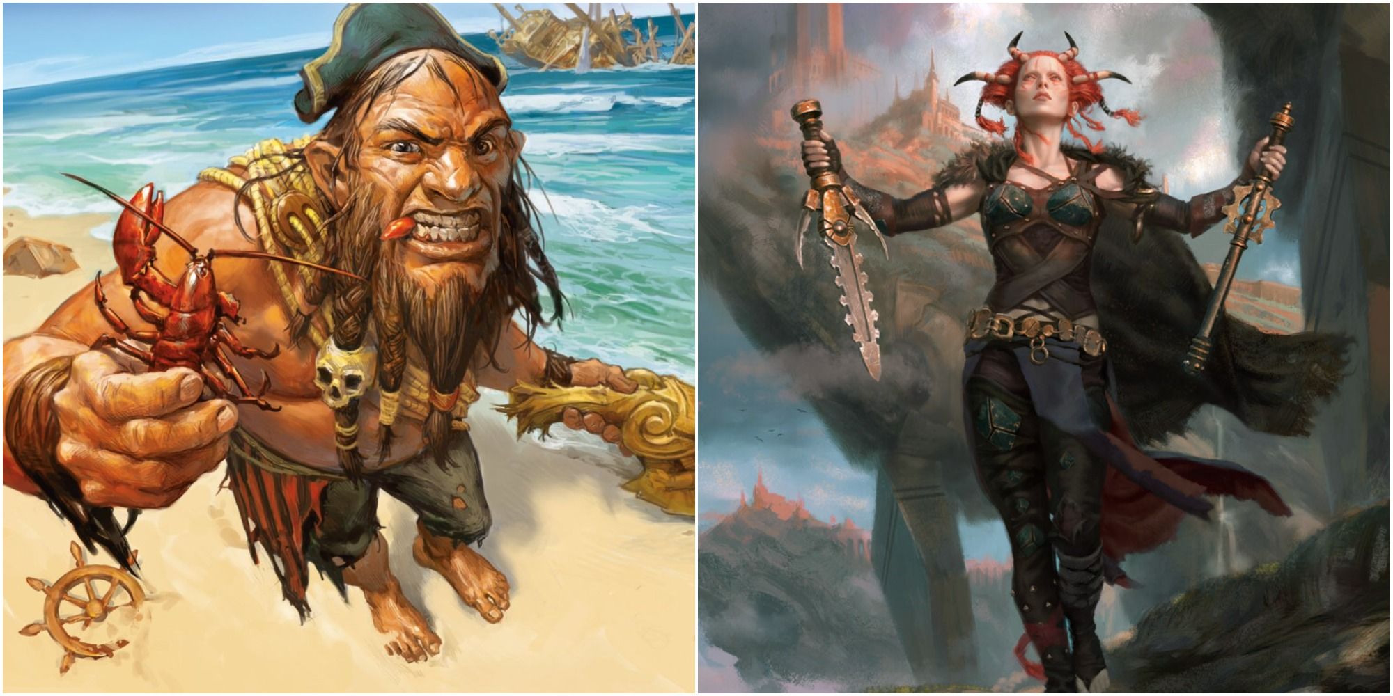 dargo art by zoltan boros and jeska art by Yongjae Choi mtg