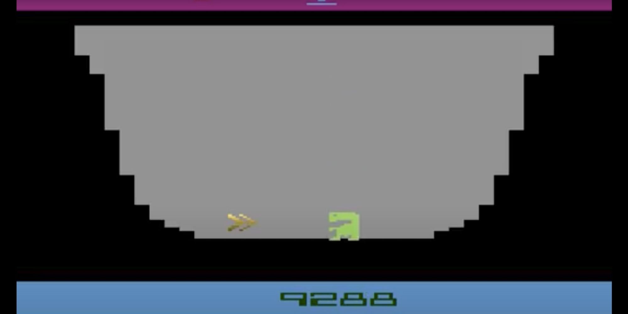 e.t. collecting a leaf in the e.t. atari game