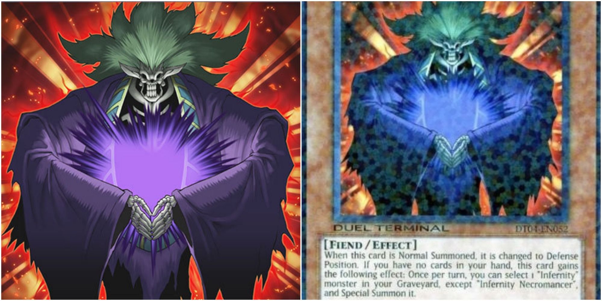 infernity necromancer card art and text