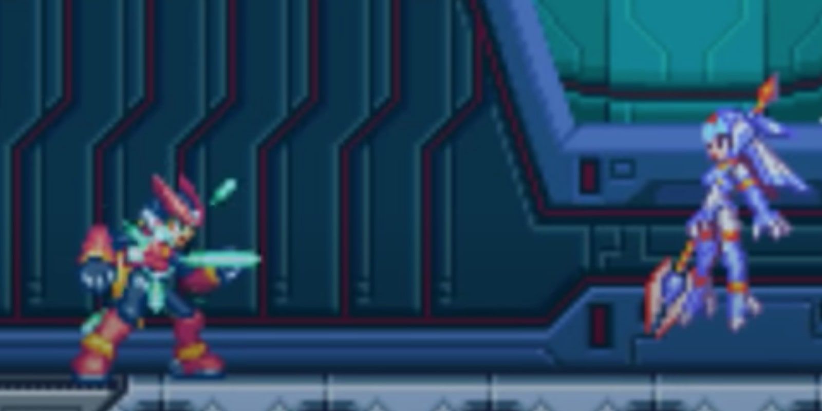 Mega Man Zero 2 - Zero prepares to take on Fairy Leviathan